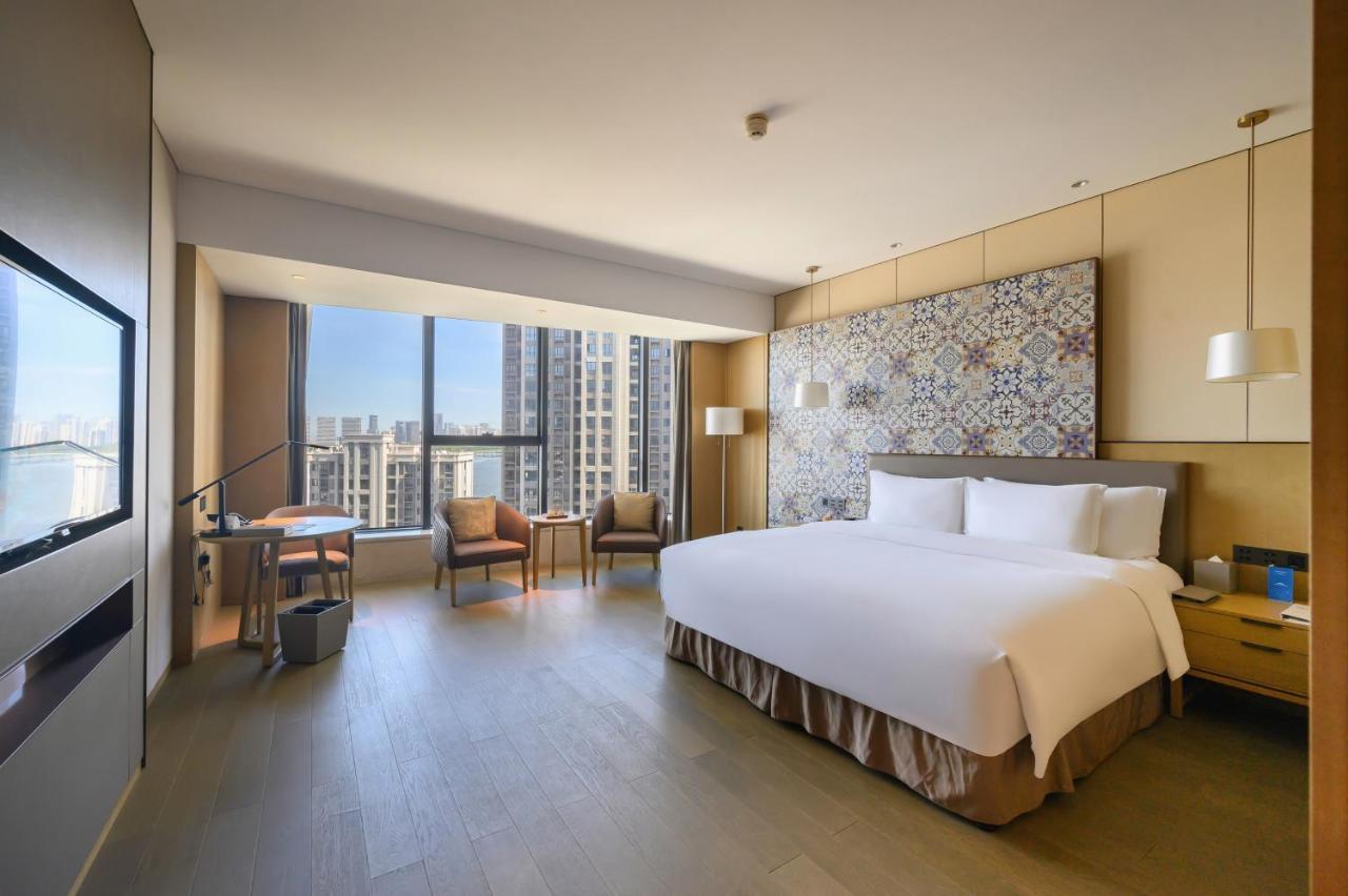 Wyndham Grand Plaza Royale Yuzhou Xiamen Wuyuan Bay Hotell Exteriör bild