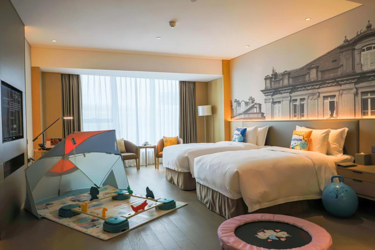 Wyndham Grand Plaza Royale Yuzhou Xiamen Wuyuan Bay Hotell Exteriör bild